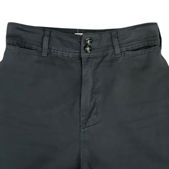 We The Free by Free People Charcoal Gray Flare Pants Size 27 Cotton Wide Leg - Picture 3 of 10